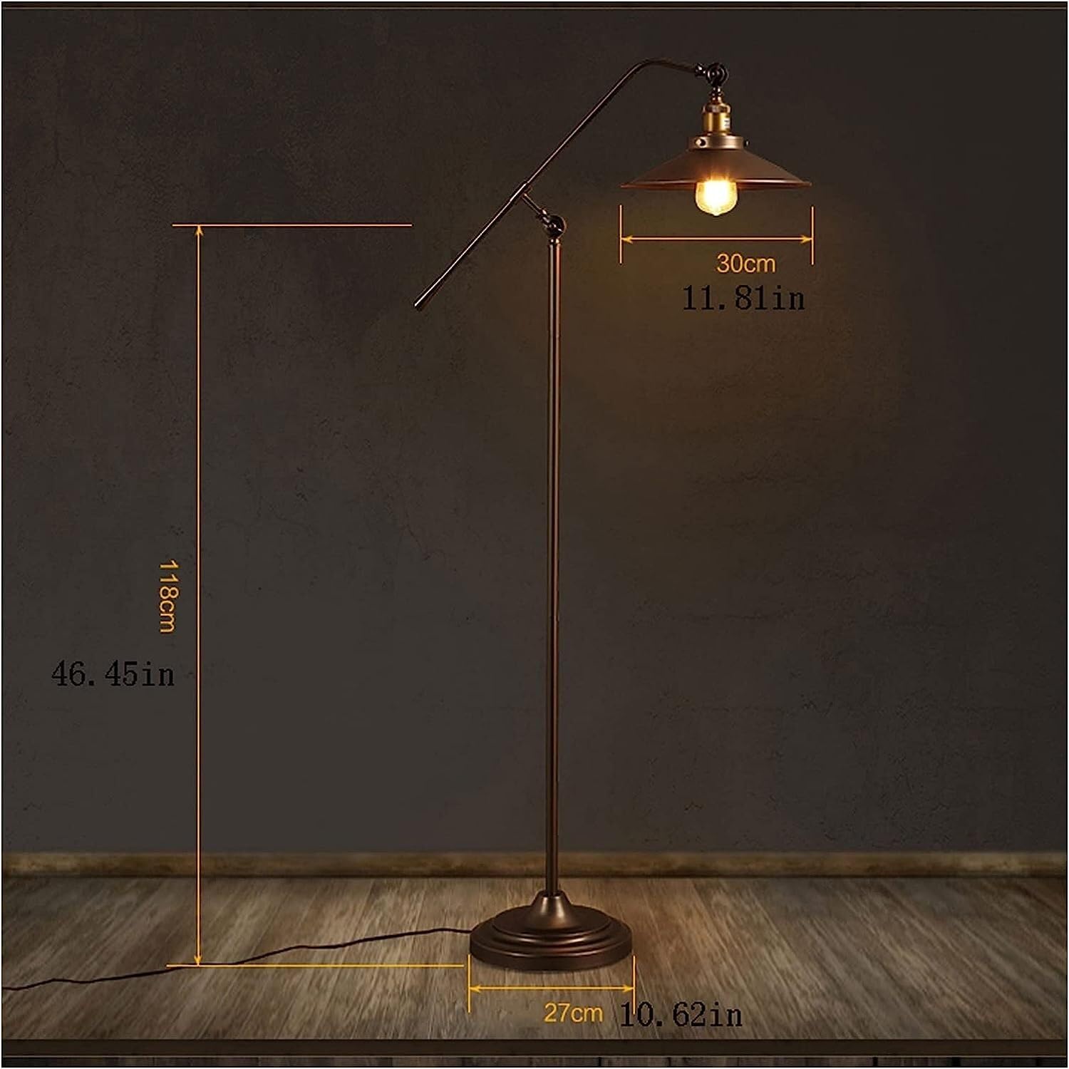 Amazon.co.jp : フロアライト スタンドライト 間接照明 工業用フロア