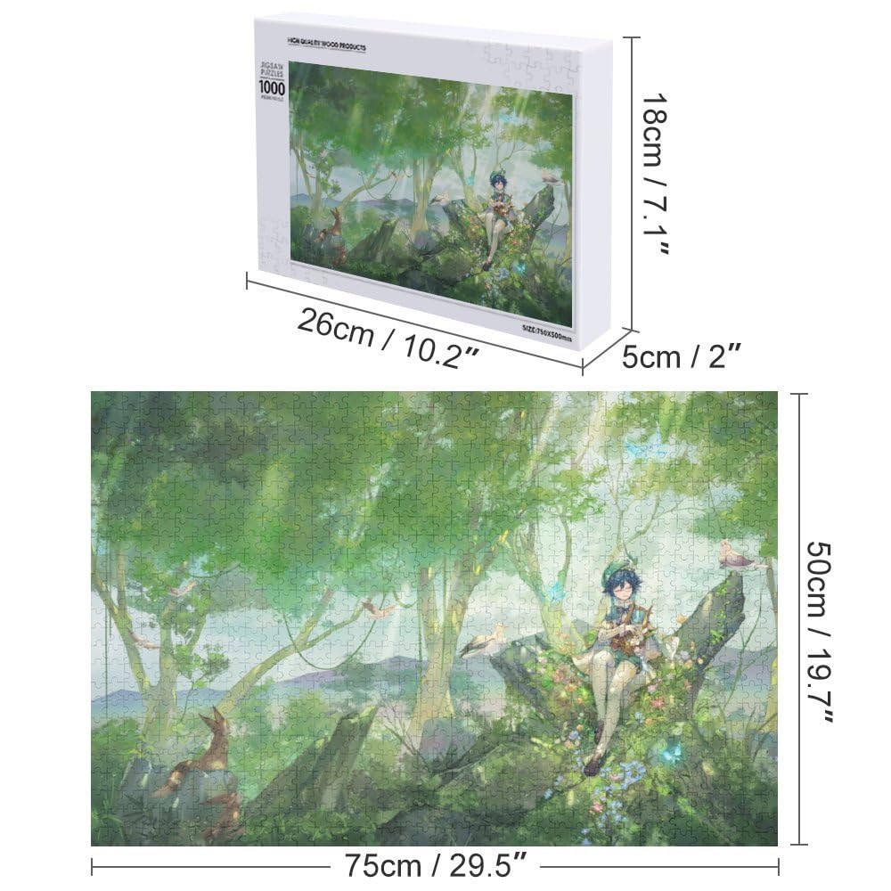 Amazon.co.jp: 原神 ウェンティ ジグソーパズル 1000ピース げんしん