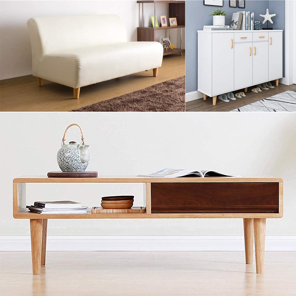 Amazon.co.jp: ソファ 脚 交換 木製、M8・ M10 規格 ボルト付き、継ぎ