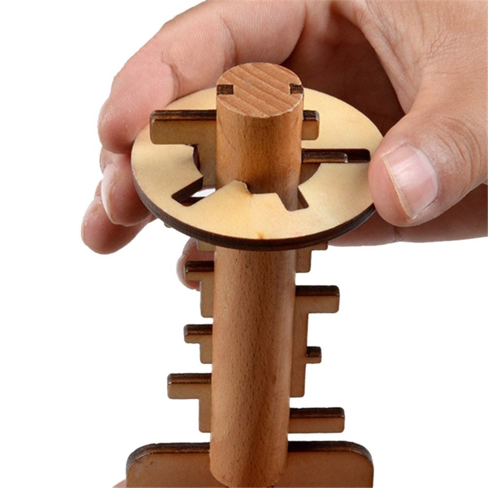 Amazon | 面白い木製ロック解除キーコング明ルーバンロック大人子供