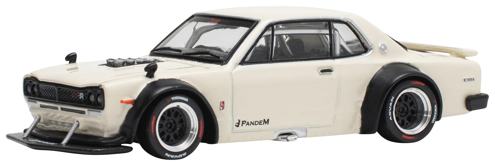 Amazon | POP RACE 1/64 SKYLINE GT-R V8 DRIFT WHITE 完成品
