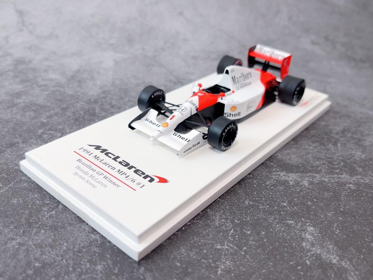 Amazon | TSM MODEL 1/43 MCLAREN MP4/6#1 BRAZILIAN GP WINNER AYRTON