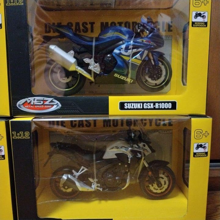 Amazon.co.jp: バイク MSZ ダイキャストモデルバイク 5種 : おもちゃ