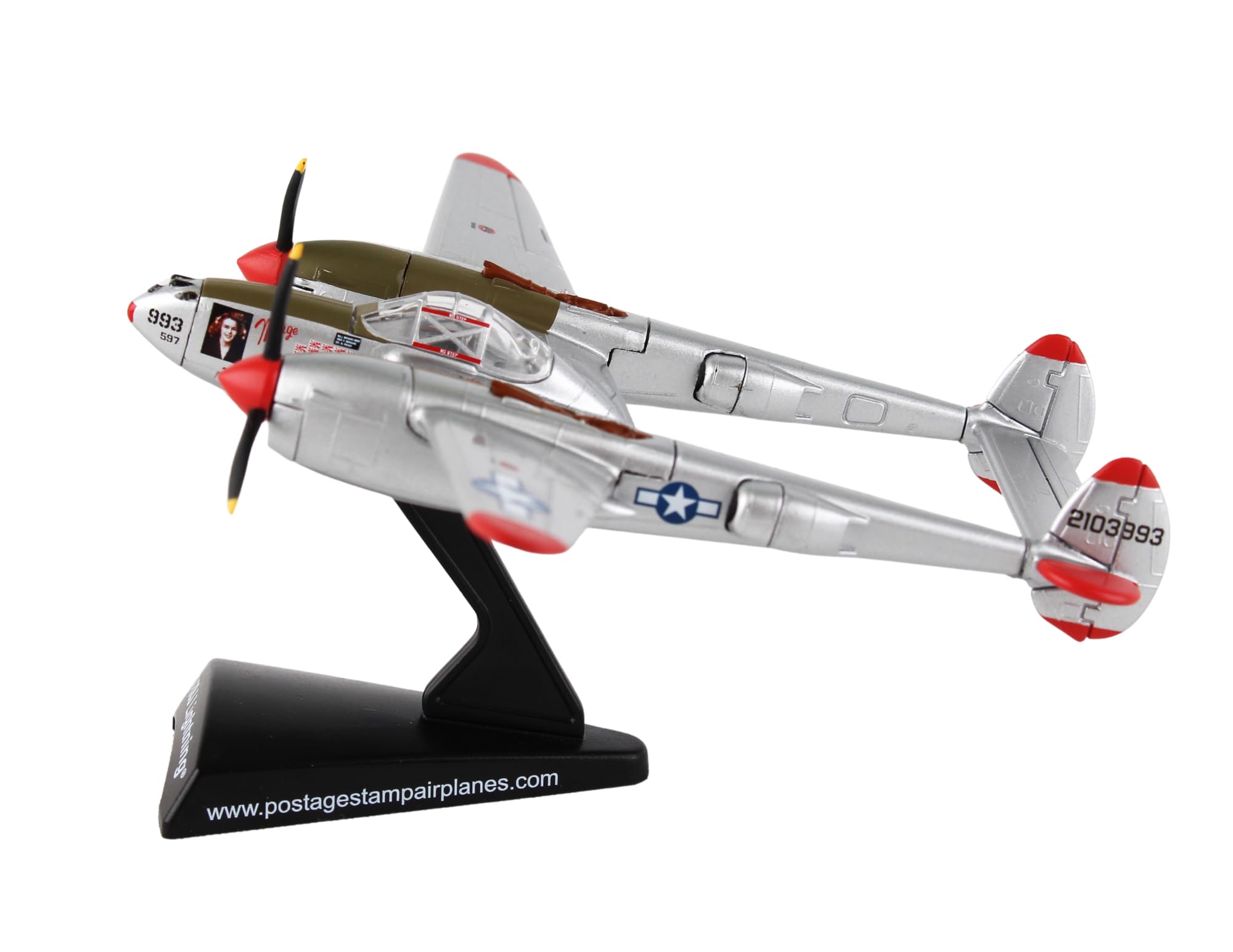 Amazon | POSTAGE STAMP 1/115 P-38 アメリカ陸軍航空軍 リチャード