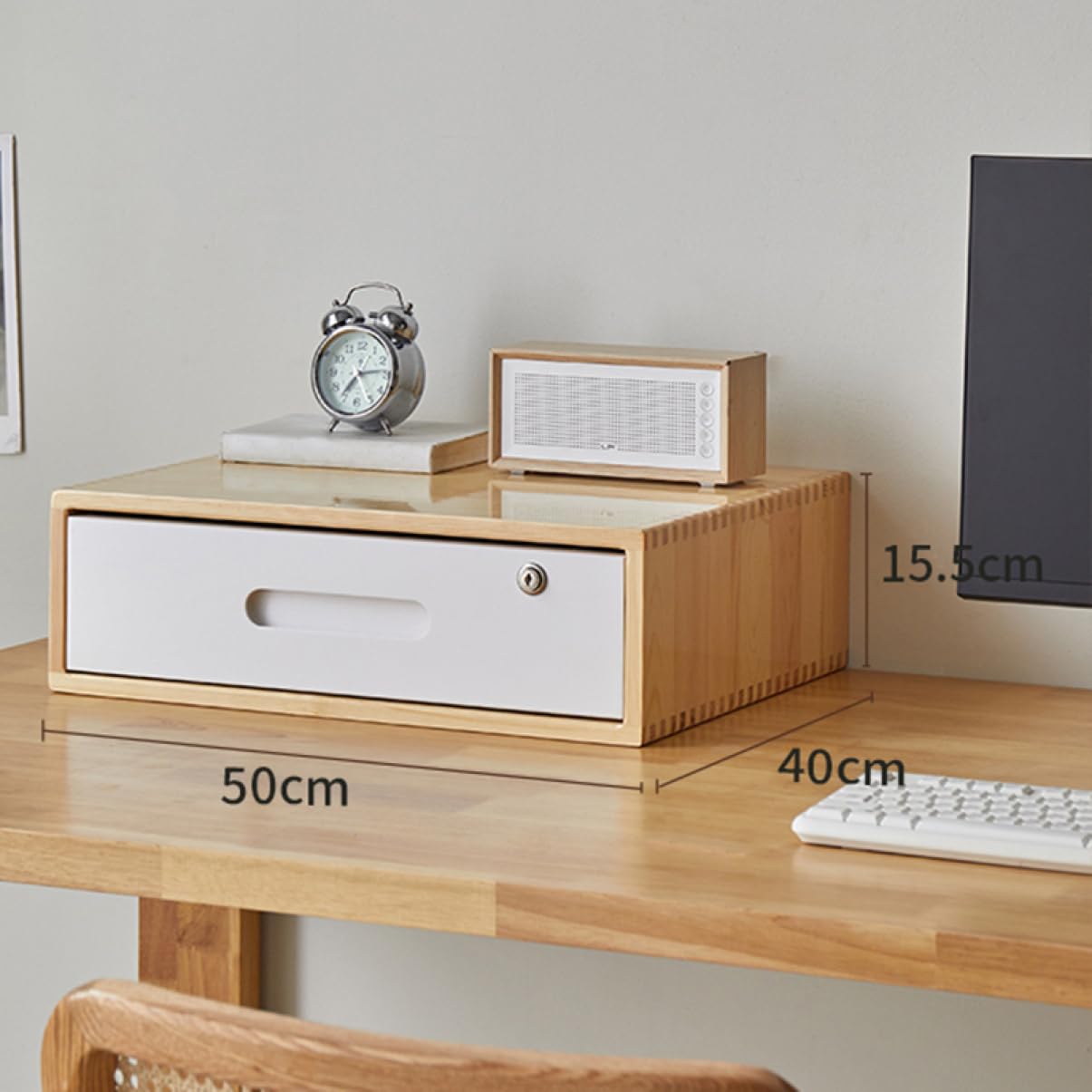 Amazon.co.jp: MJKQ9 引き出し 卓上収納チェスト スタイル4 50*40*40cm