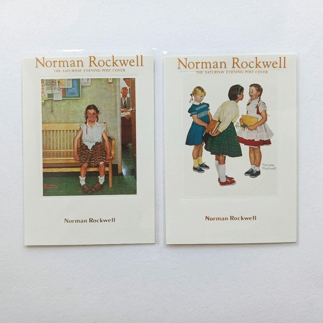 Amazon.co.jp: ノーマン ロックウェル ポストカード & シール & シール