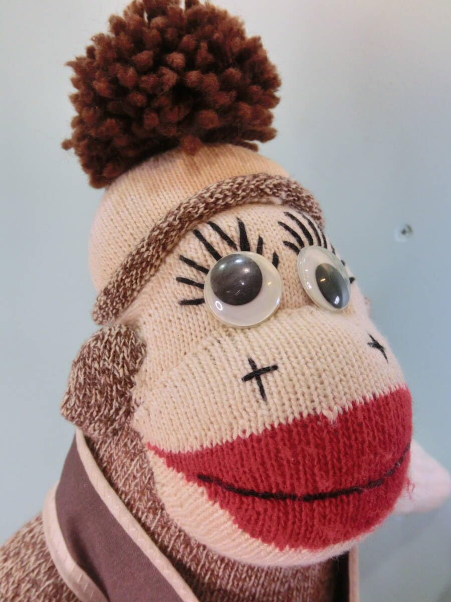 Amazon.co.jp: ソックモンキービンテージ ぬいぐるみ 人形 45