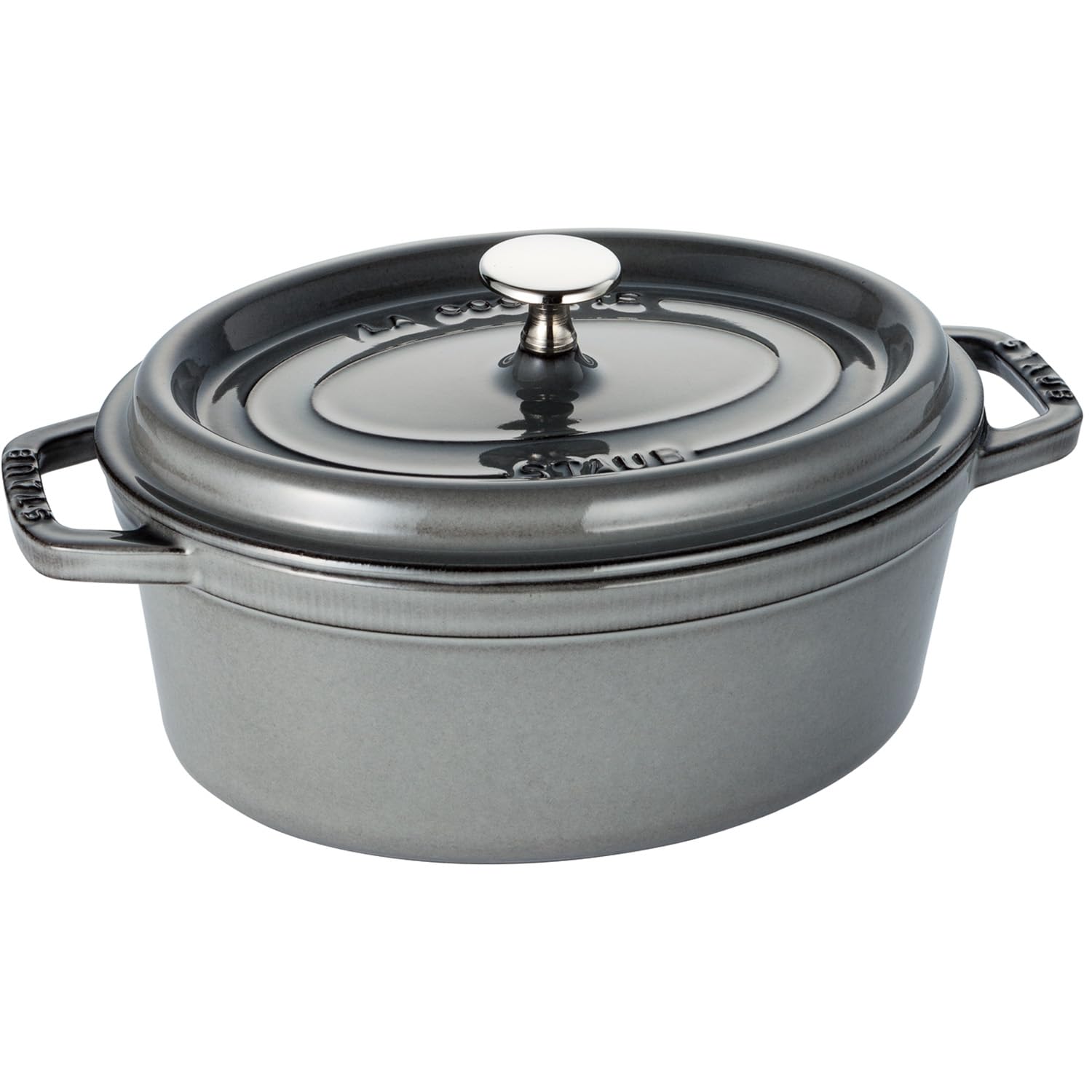 Amazon｜staub ストウブ 「 ピコ ココット オーバル グレー 23cm