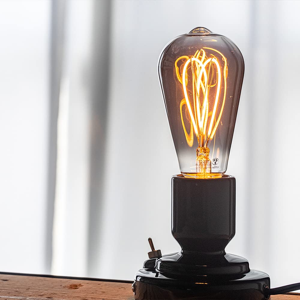 Amazon | エジソン電球 LED電球 E26 フィラメント LED電球 口金 E26