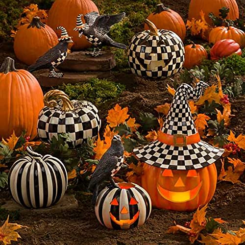 Amazon.com: MACKENZIE-CHILDS Courtly Check Crow on Illuminated