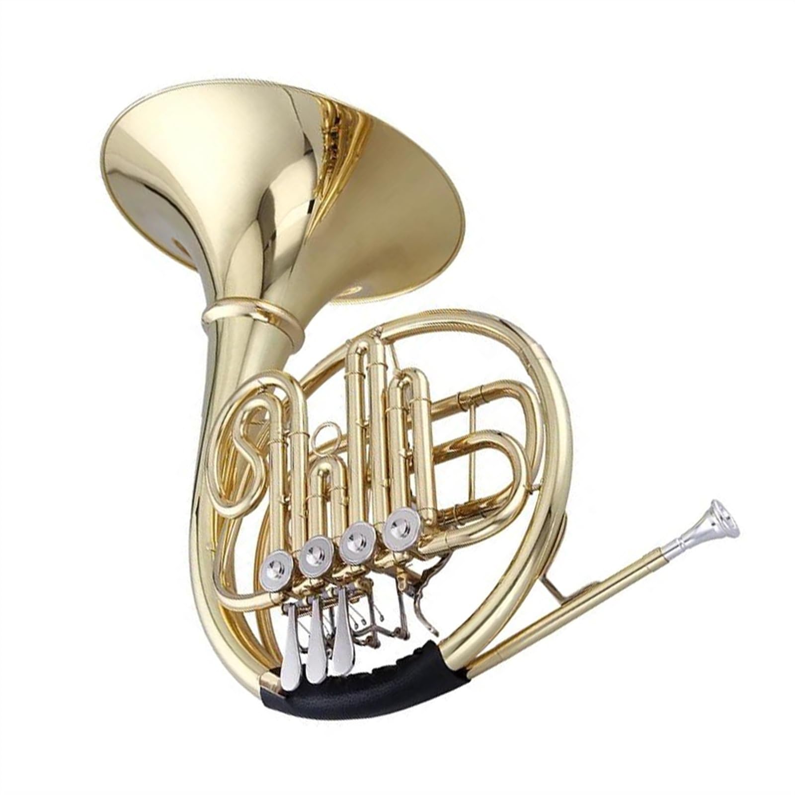 Amazon | 真鍮ボディ管楽器フレンチホルン 4 回転バルブピストン Bb