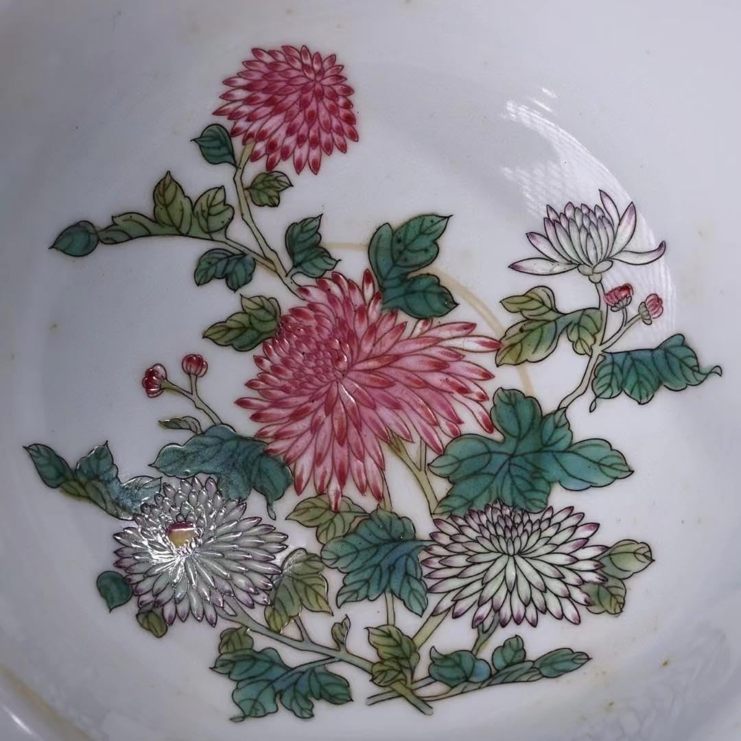 Amazon.co.jp: 中国古美術・旧蔵粉彩と黄釉瓷器碗セット・置物・茶道具