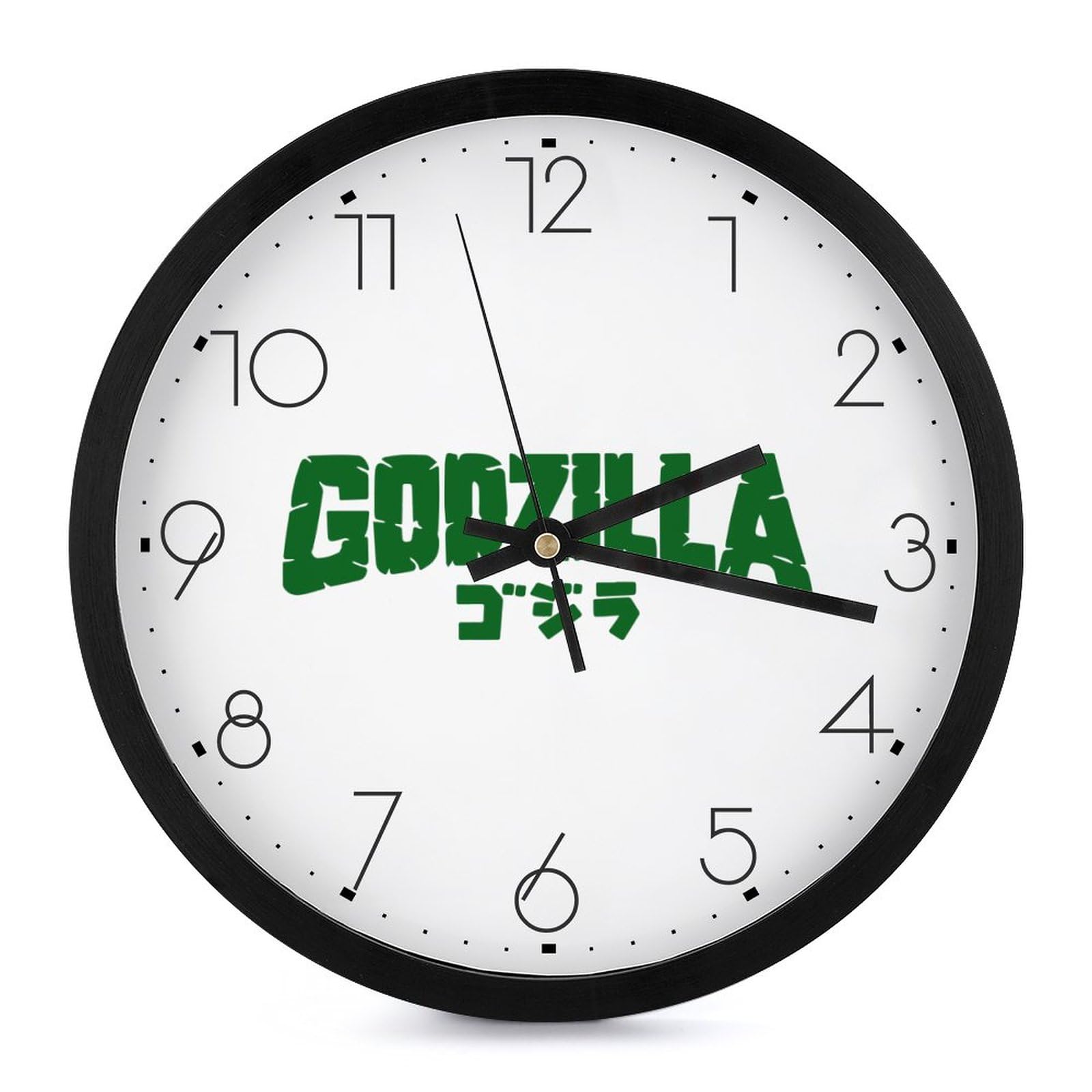 Amazon.co.jp: 壁時計 掛け時計 ゴジラ 英字 かけ時計 アナログ時計
