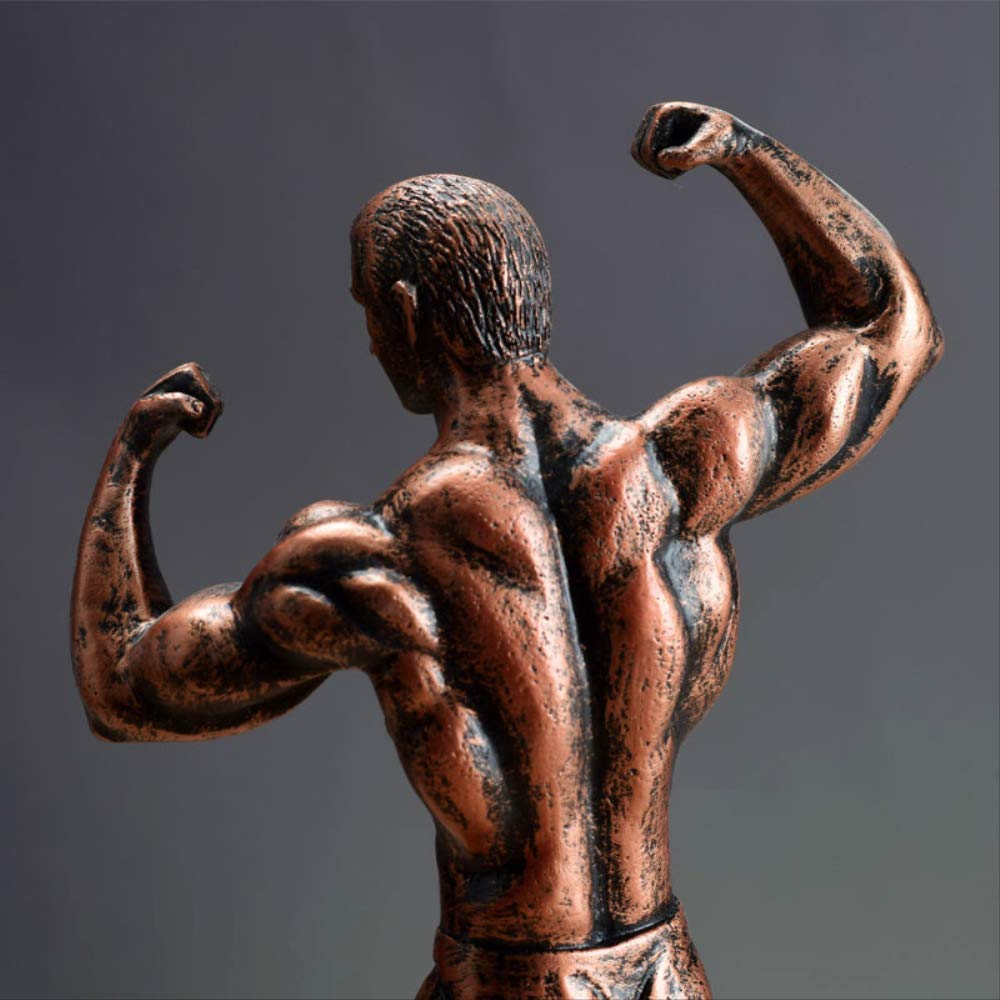 Amazon.co.jp: アメリカボディービルマッスルマン彫刻ヨーロッパ樹脂