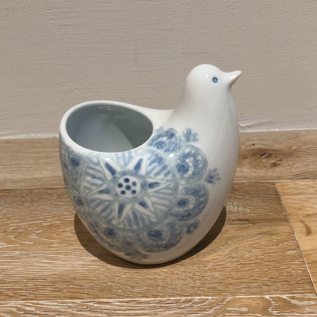 Amazon.co.jp: 限定品白山陶器 ポッポ とり型フリースタンド : ホーム