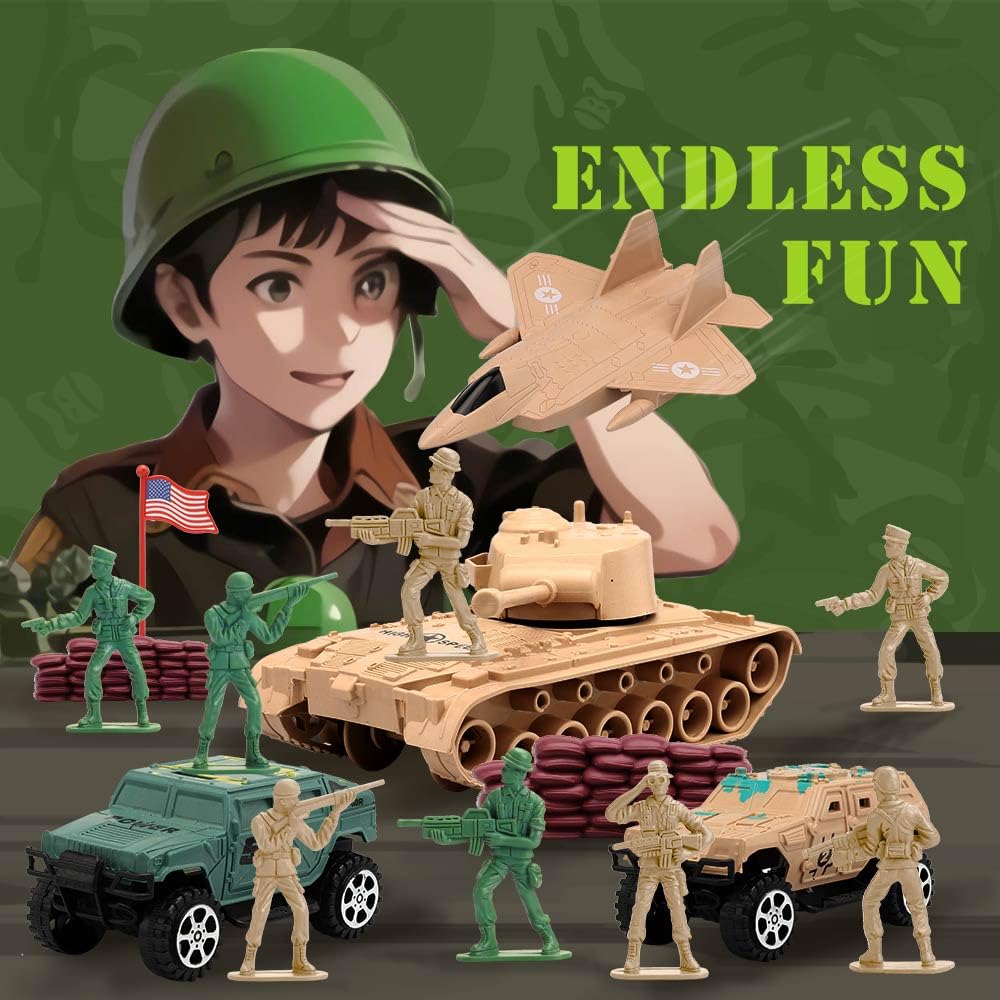 Amazon.co.jp: ViiKONDO アーミーメンズおもちゃ ミリタリープレイ