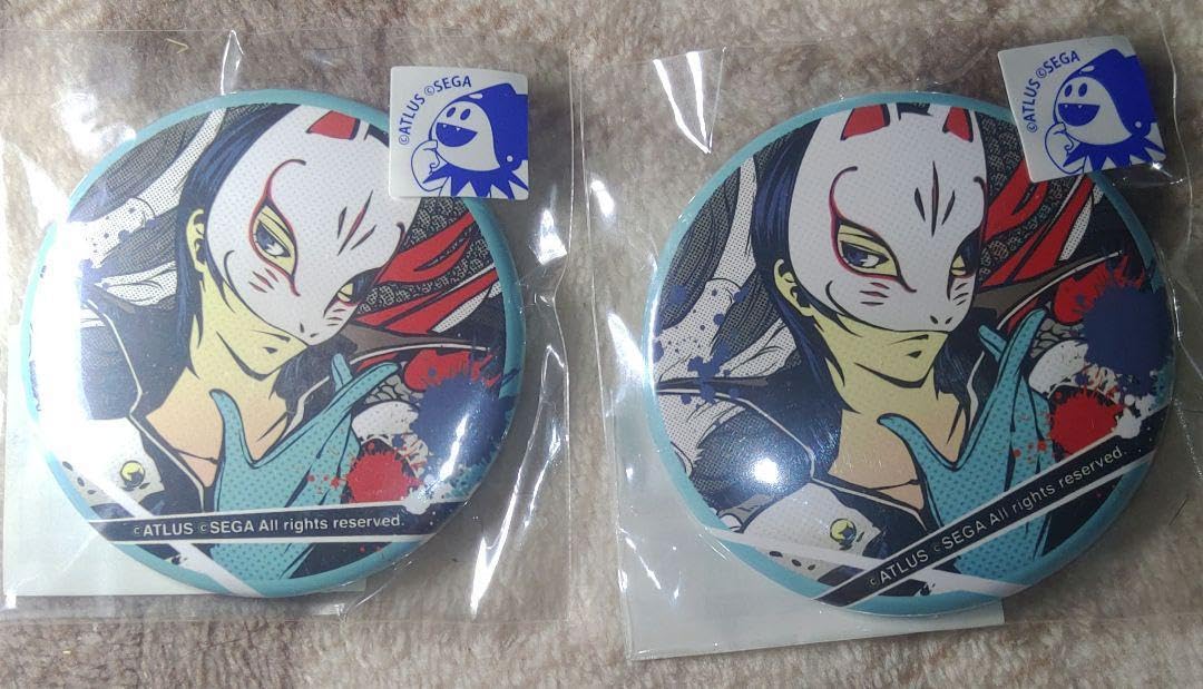 ペルソナ5 総攻撃 缶バッジ コトブキヤ 4個セット ペルソナ5 総攻撃