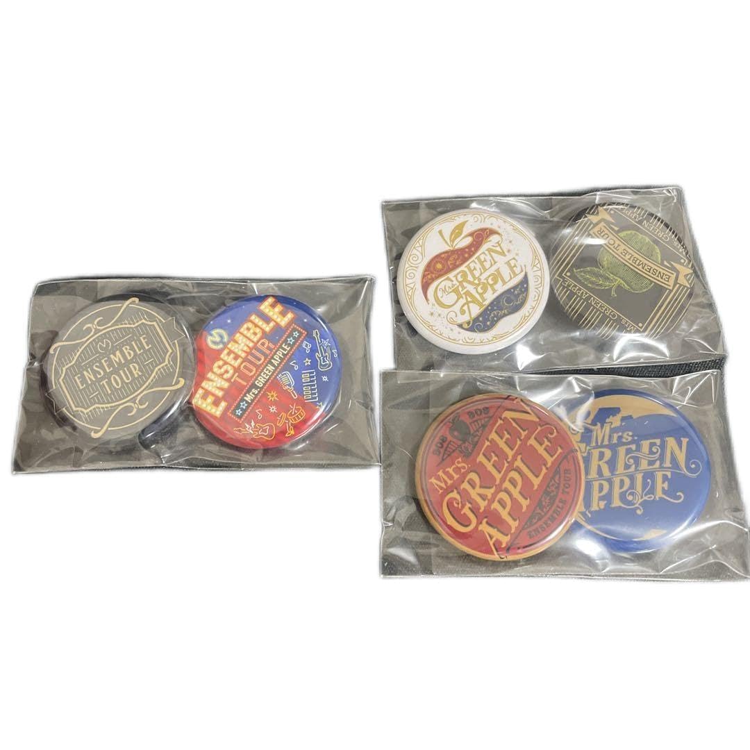Amazon.co.jp: Mrs. GREEN APPLE ENSEMBLE TOUR 缶バッジ ミセス