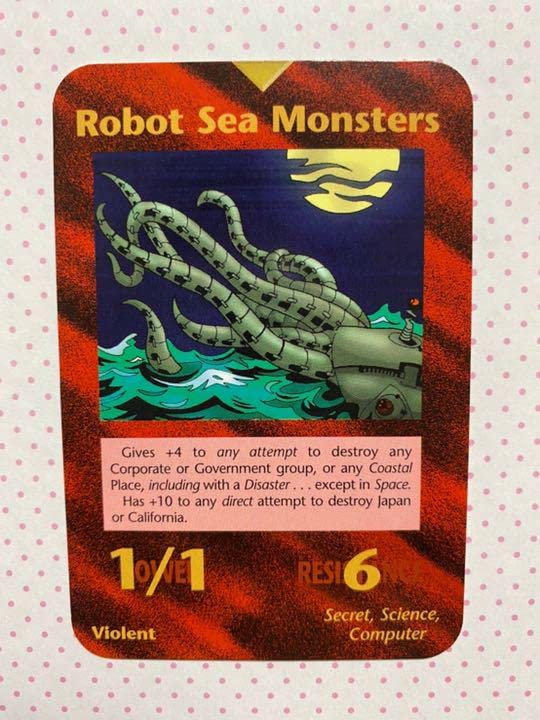 Amazon.co.jp: イルミナティーカード Robot Sea Monsters : おもちゃ