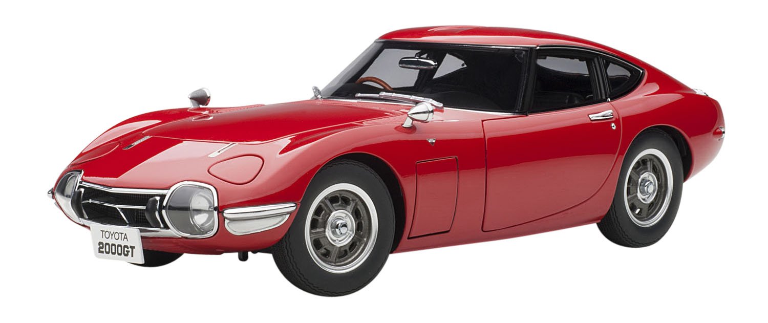 Amazon | AUTOart 1/18 トヨタ 2000GT レッド 完成品 | ミニカー・ダイ