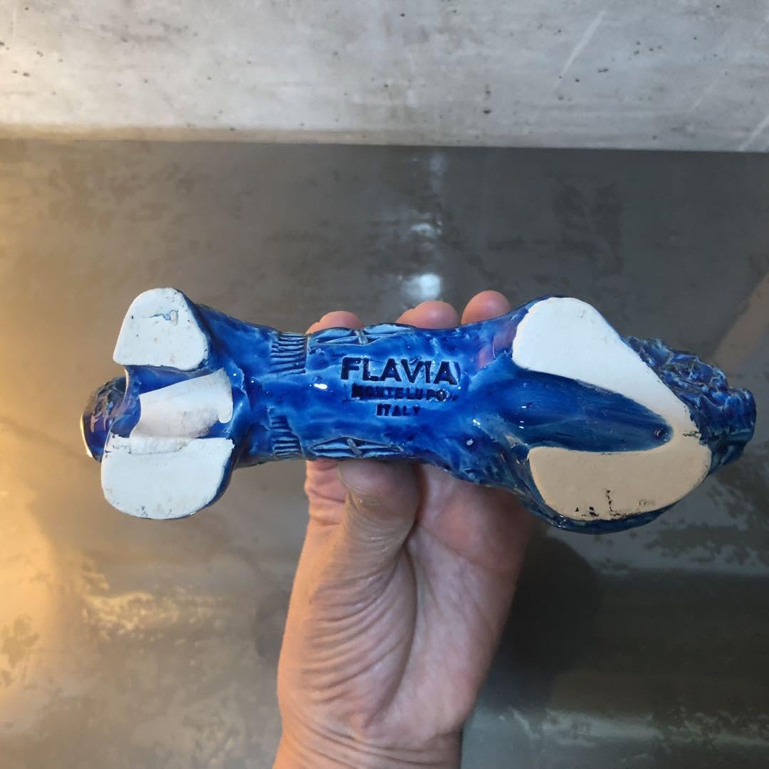 美品 FLAVIA BITOSSI 羊 青い 置物 フラビア ビトッシ Amazon.co.jp