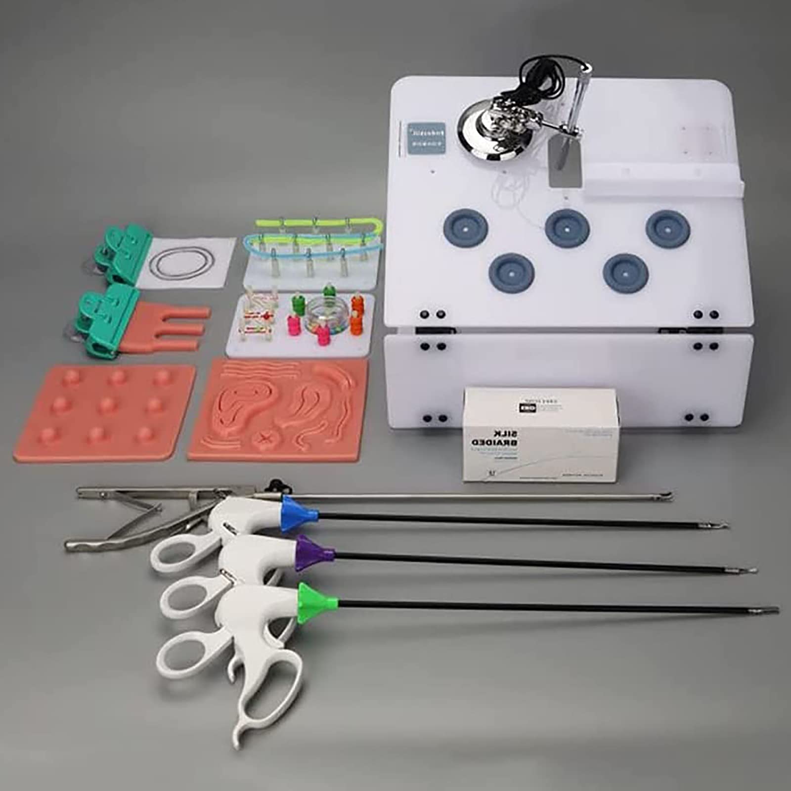Amazon.co.jp: 腹腔鏡手術訓練 縫合練習キット腹腔鏡トレーナー