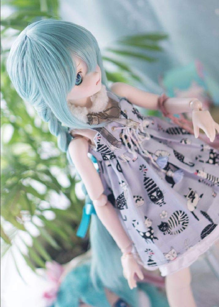 Amazon | YR EARTH ドール用 耐熱 ウィッグ 8～9インチ カツラ おさげ