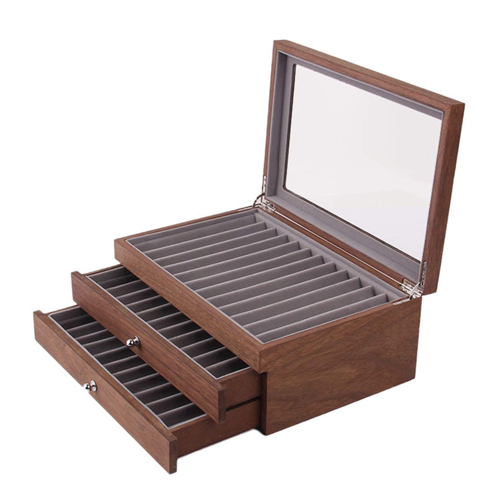 Amazon.co.jp: 万年筆コレクターボックス、オフィスウッド3層34