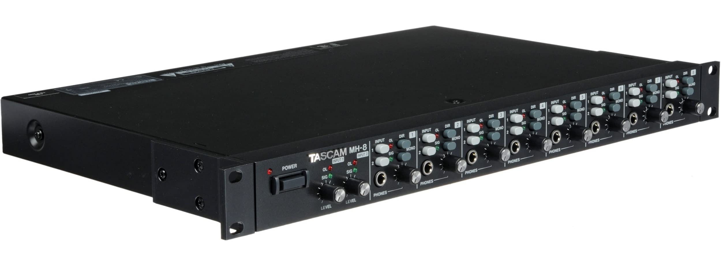 Amazon.co.jp: TASCAM ラックマウント ヘッドホンアンプ MH-8 : 家電