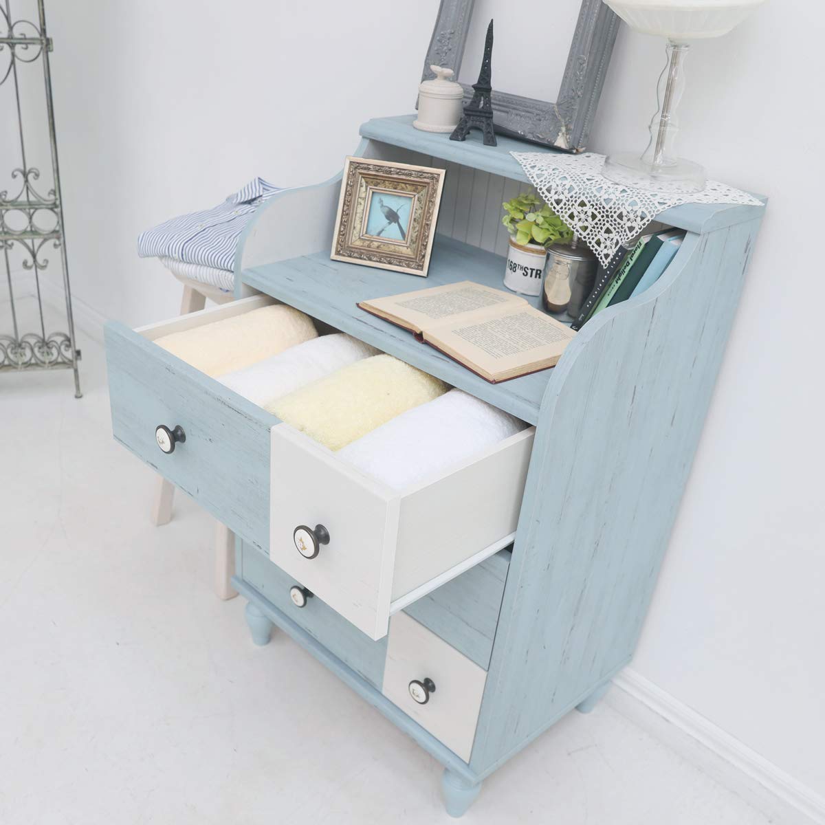 Amazon.co.jp: 白井産業 【SHIRAI】 フレンチシャビー チェスト FRS