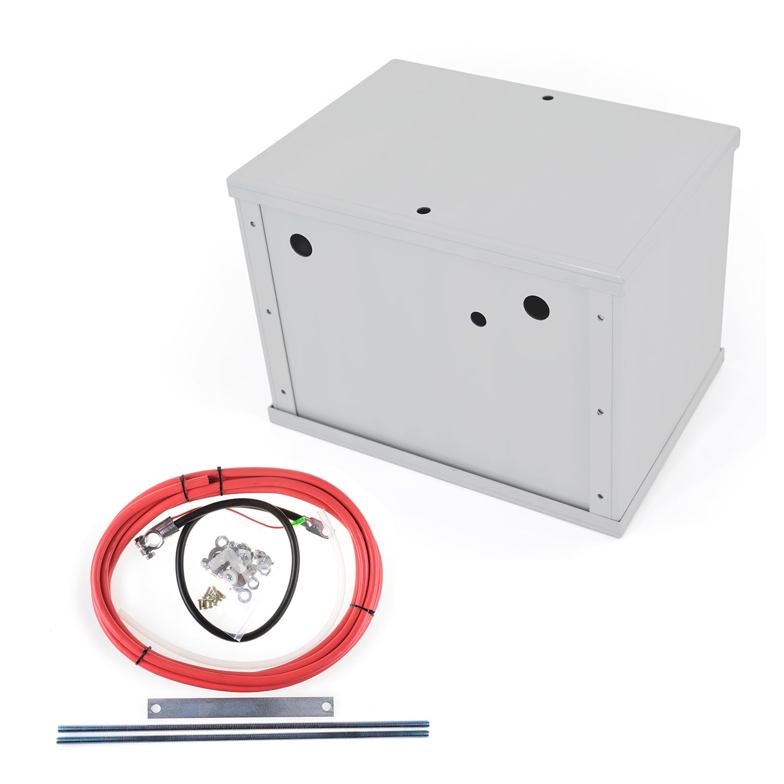 Amazon | ZHSYMX アルミニウムバッテリーボックス バッテリー移動