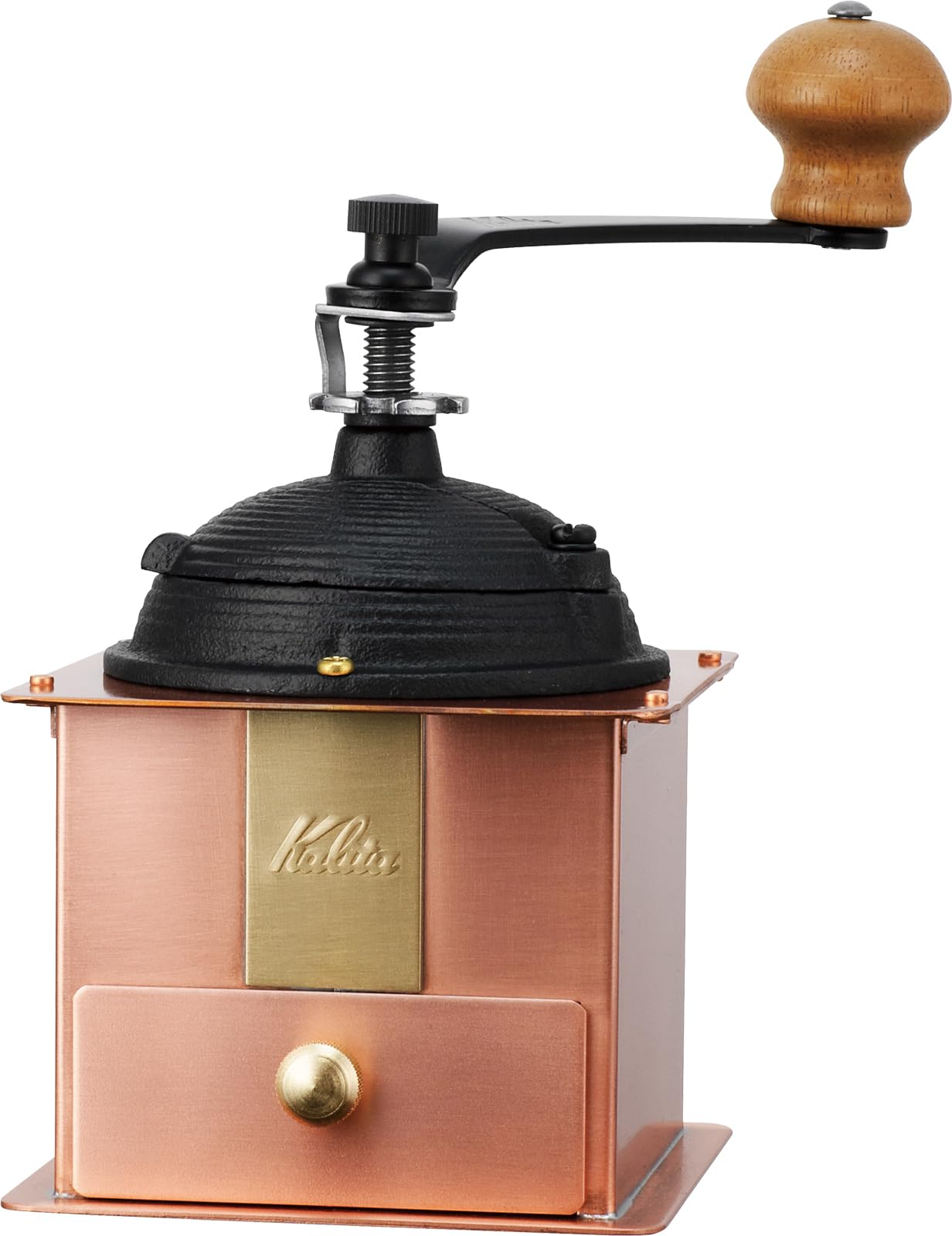 Amazon｜カリタ Kalita コーヒーミル 銅製 手挽き 手動 Cu-1#42084
