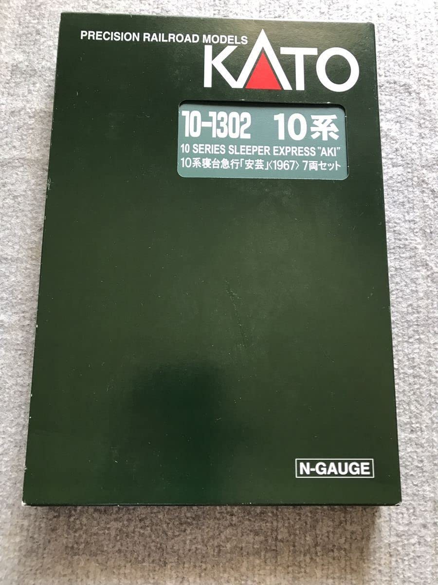 Amazon.co.jp: KATO カトー10-1302 1967 10系寝台急行 安芸 7両セット