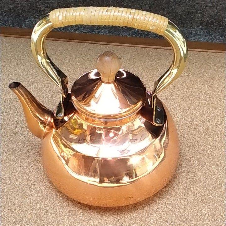 Amazon.co.jp: 銅製 やかん ケトル カッパー アンティーク ビンテージ