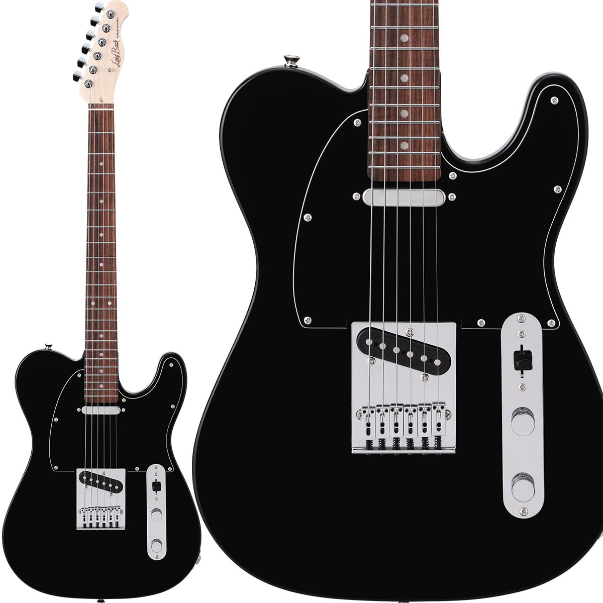 Amazon | LaidBack LTL-5-R-SS Vintage Black エレキギター