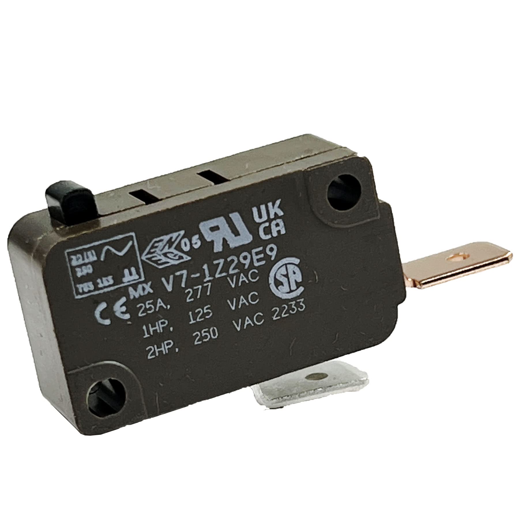 Basic / Snap Action Switches NO 25A @ 250VAC (1 piece) : Amazon.ca