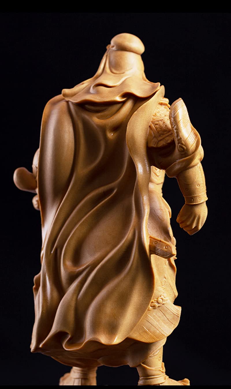 Amazon.co.jp: 置物 木彫り 三国志 関羽 雲長 関羽像 武財神 仏像