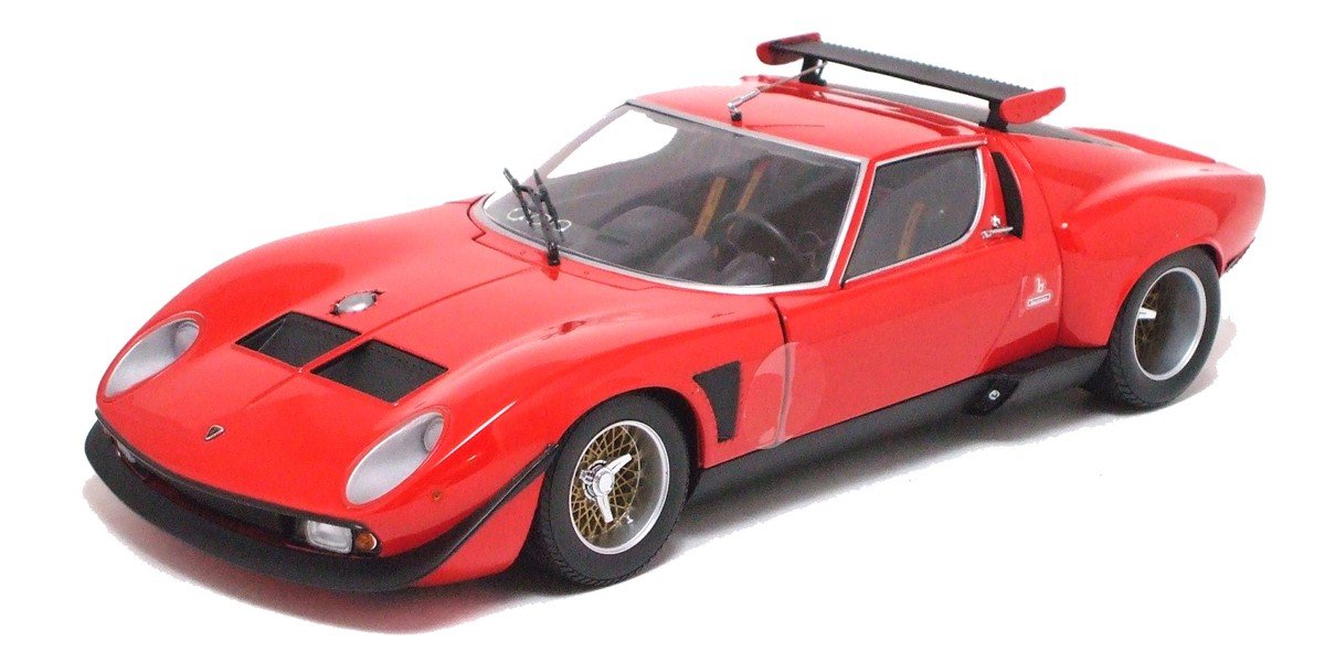 Amazon | 1/18 ランボルギーニ・イオタ SVR (翼端板レッド) K08311WR