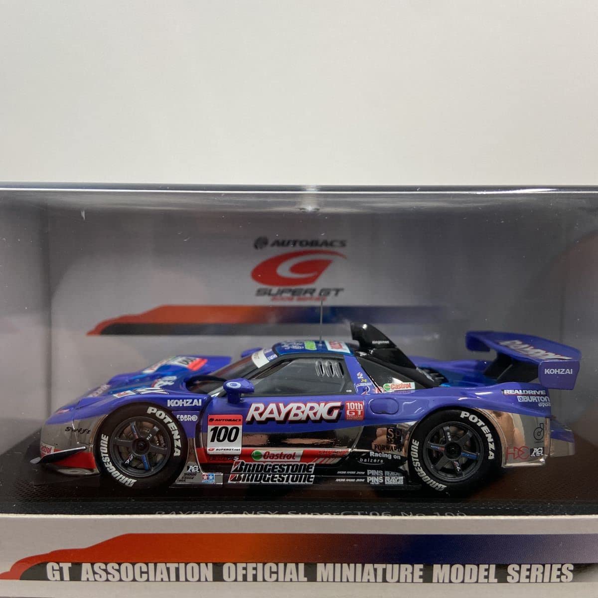 Amazon | EBBRO 1/43 RAYBRIG NSX SUPER GT500 '06#100 ミニカー