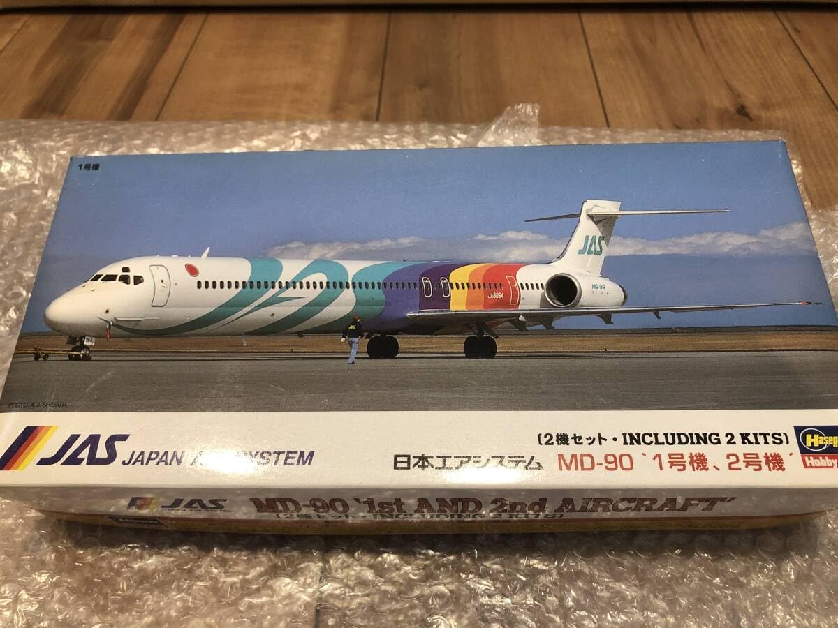 Amazon | ハセガワ 1/200 日本エアシステム MD-90 1号機&2号機 JAS