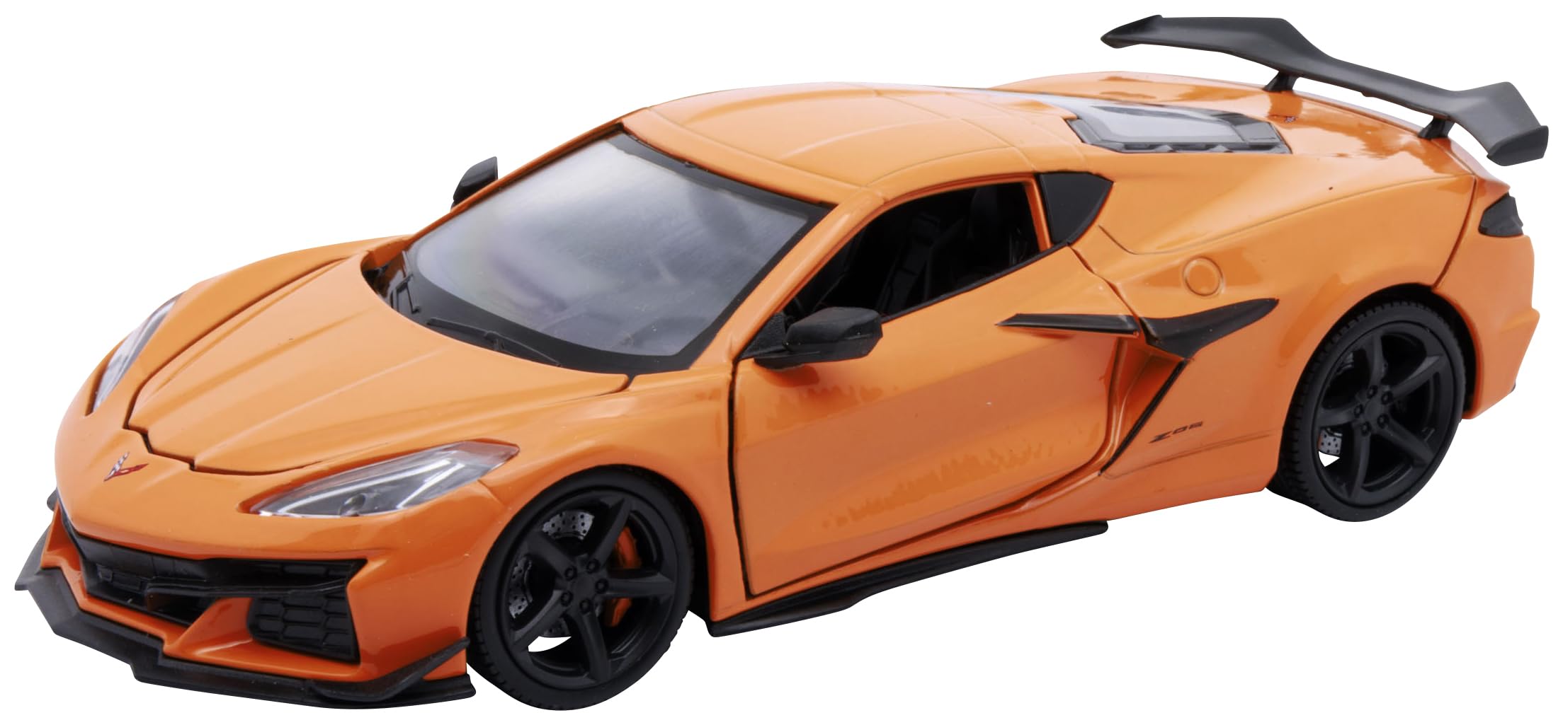 Amazon | WELLY 1/24 シボレー コルベット Z06 (2023) オレンジ 完成品