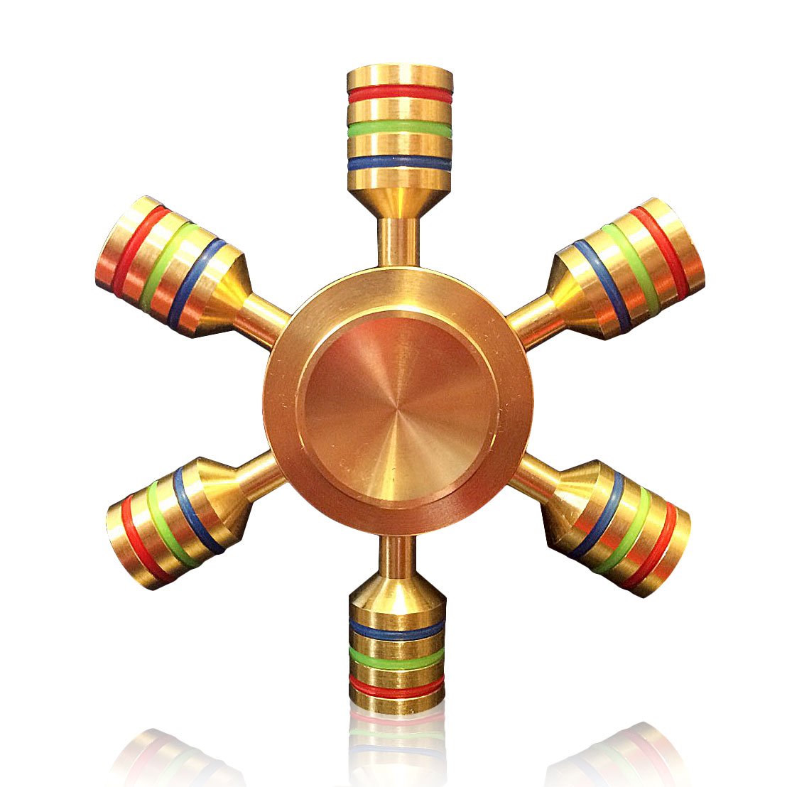 Amazon | AIVANT ハンドスピナー 民族 王道モデル 純真鍮 集中力アップ