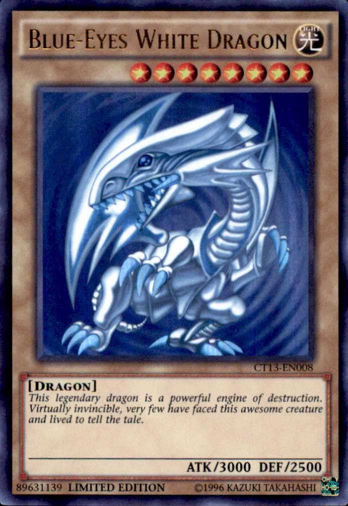 Amazon.co.jp: Yu-Gi-Oh! - Blue-Eyes White Dragon (CT13-EN008