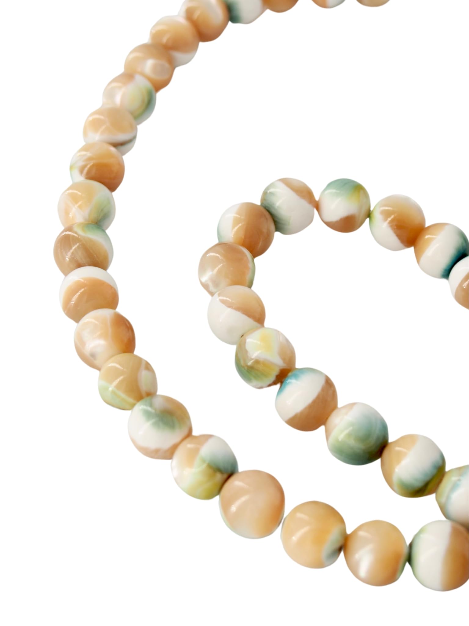 Amazon.co.jp: 【貝殻の問屋さん】夜光貝ビーズ【約9mm(約10cm・約10個