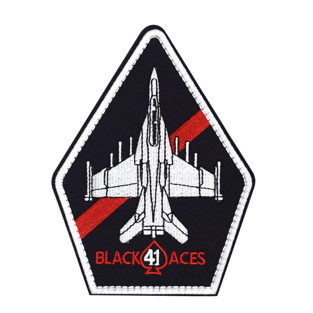 Amazon.co.jp: USN VFA-41 BLACK ACES ブラックエイセス パッチ 刺繍