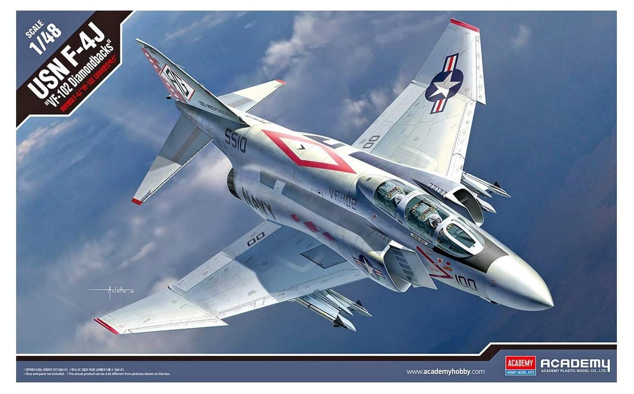 Amazon | アカデミー 1/48 アメリカ海軍 F-4J ファントムII VF-102