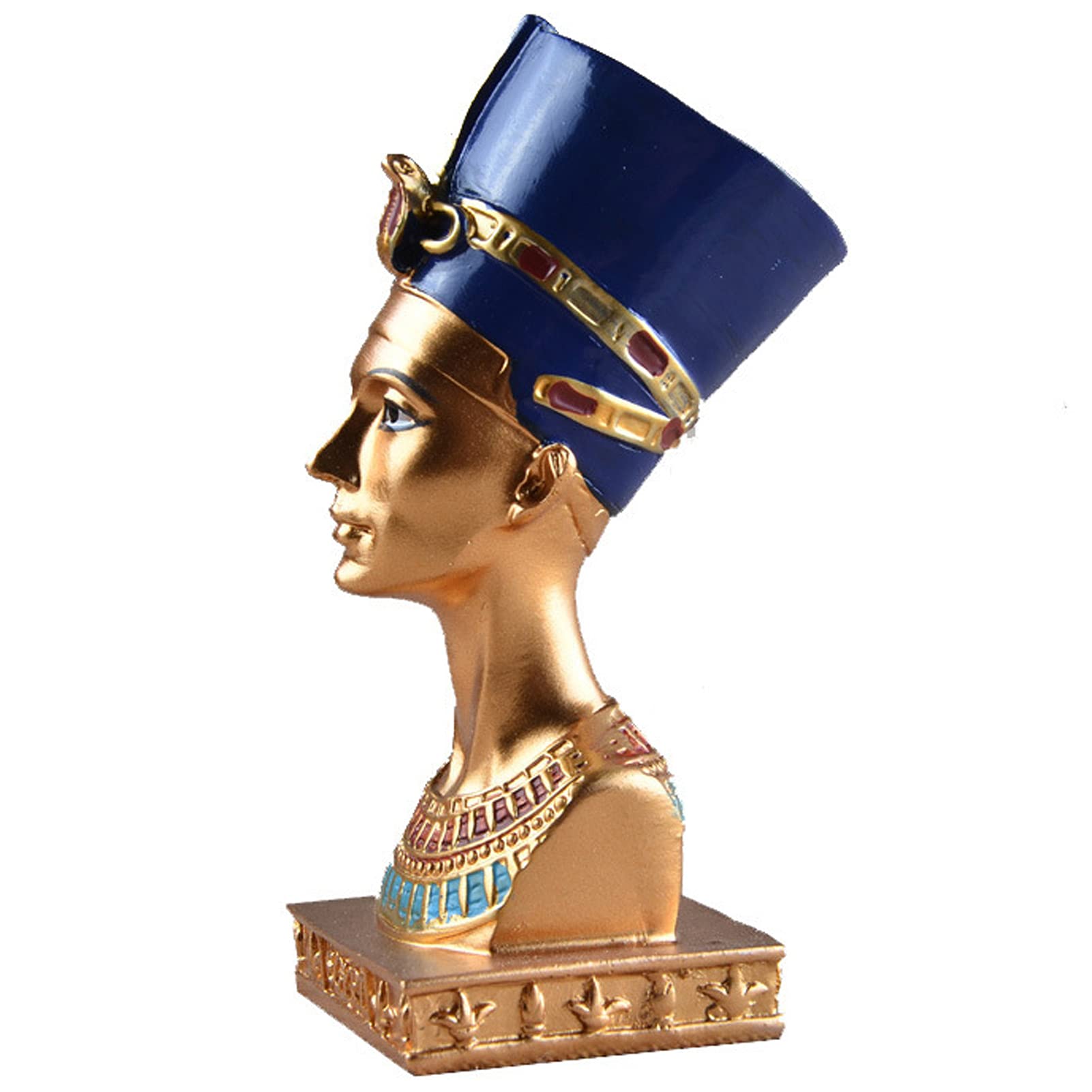 Amazon.co.jp: エジプトのファラオの女王の装飾品の置物、金エジプト