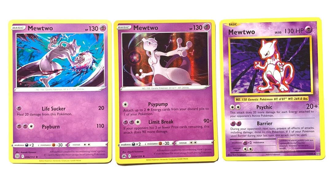 Amazon.co.jp: ミュウツー - ポケモンカード3枚セット - 進化/王冠天