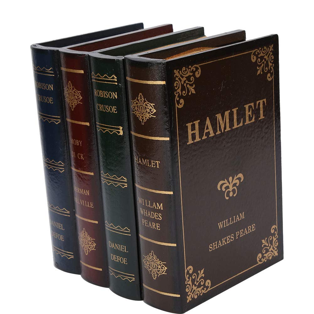 Amazon.co.jp: ブックボックス アンティーク調デザイン 洋書風収納箱