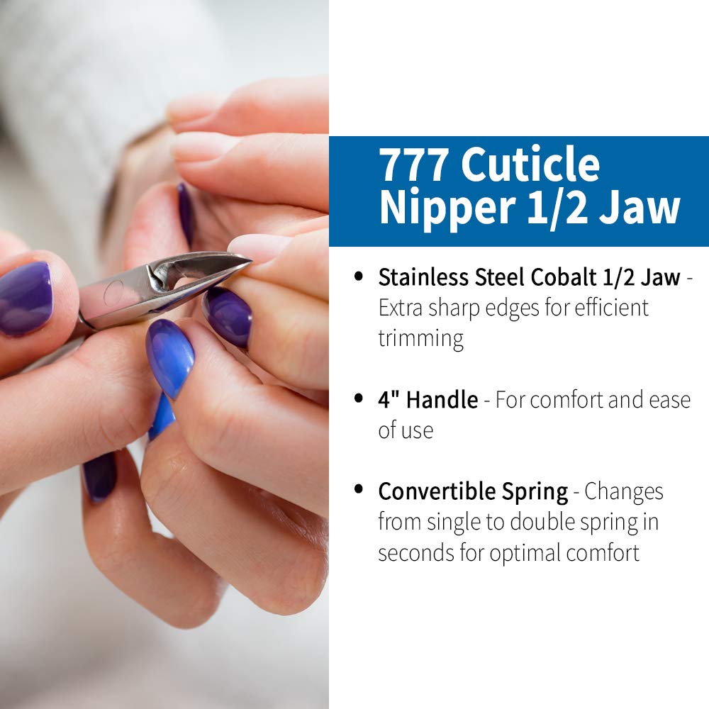 Amazon.com: Mehaz Cuticle Nipper 777, 1/2 Jaw, Stainless Steel